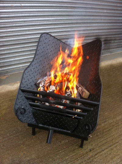 outdoor log burner