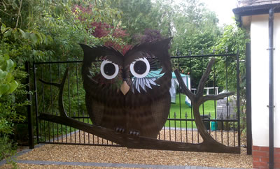 Owl gates installed